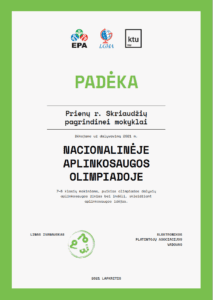 Thumbnail for the post titled: Nacionalinė aplinkosaugos olimpiada