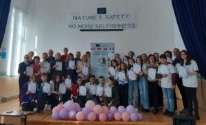 Thumbnail for the post titled: Erasmus+ programos projekto „Gamtos saugumas – daugiau jokio savanaudiškumo” veiklos Rumunijoje